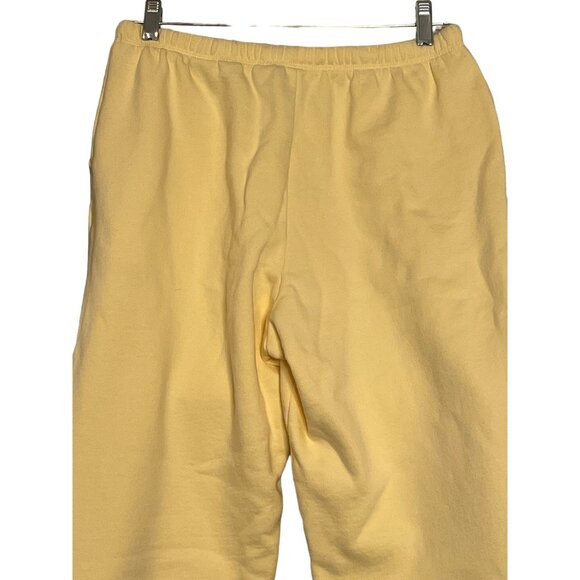 Eddie Bauer Women Medium Pink & Yellow Cotton Blend Sweatpants small flaws - Picture 14 of 16